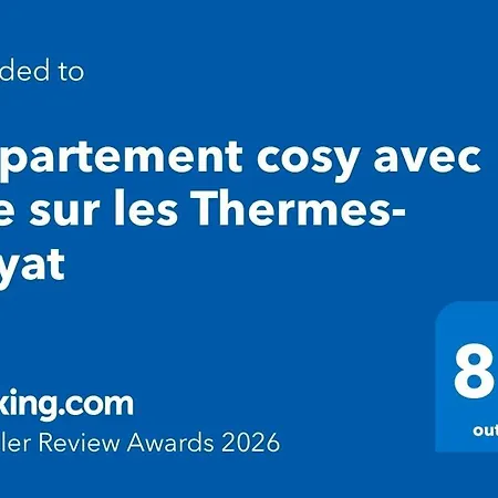 Escale Cosy Face Aux Thermes - 41m2 Apartment Royat